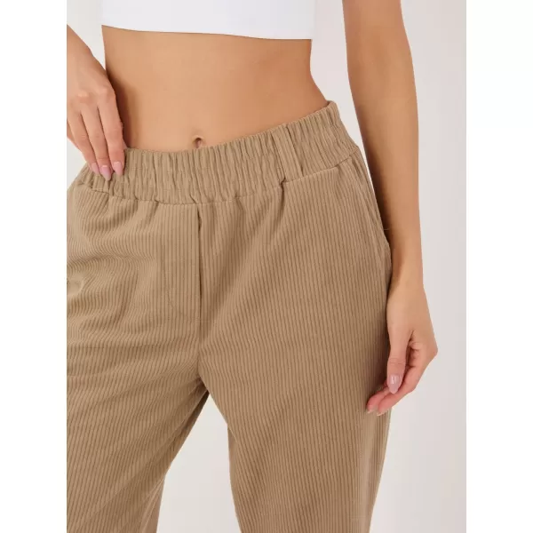  Dámské kalhoty RUE PARIS RV-SP-A1311.60 DARK BEIGE 