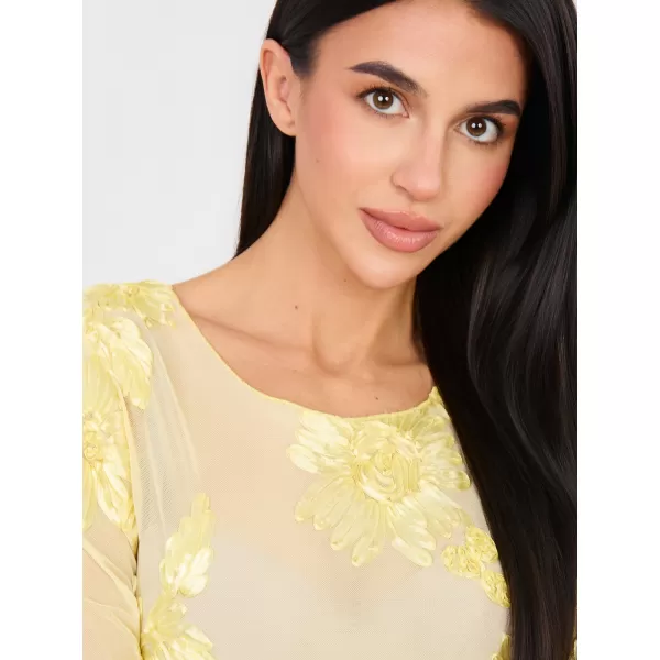  Dámská halenka ITALY MODA IT-BZ-22125.60 BRIGHT YELLOW 