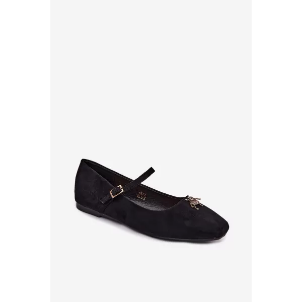 Dámské baleríny BOTO 6672 BLACK 