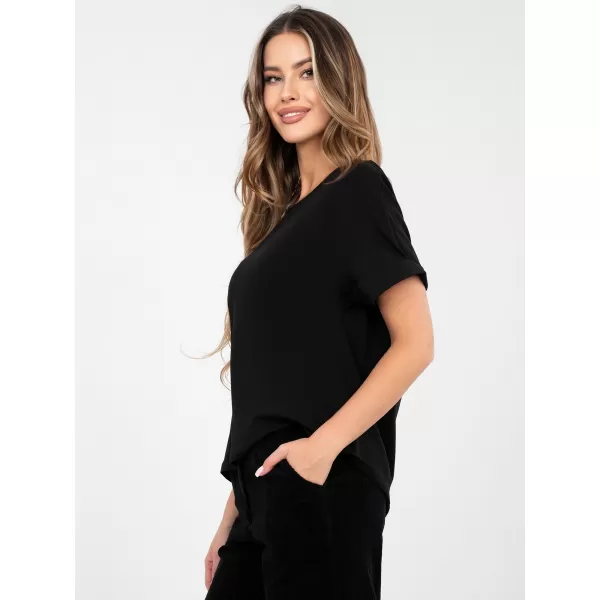  Dámské triko RUE PARIS RV-BZ-A1185.19 BLACK 