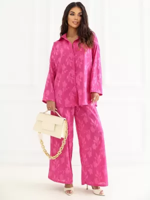 Dámský komplet RUE PARIS IT-KMPL-10127.60 FUCHSIA