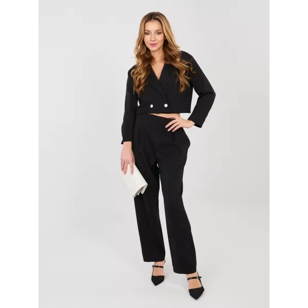  Dámský komplet RUE PARIS IT-KMPL-22255.70 BLACK 