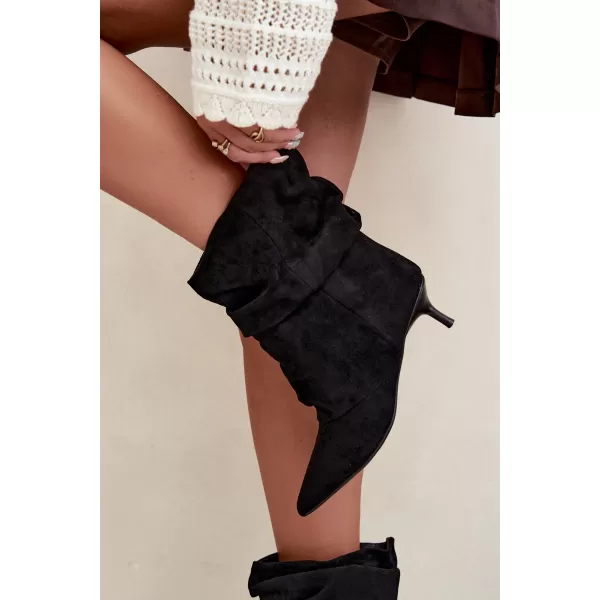  Dámské kotníkové boty BOTO 7100 BLACK 