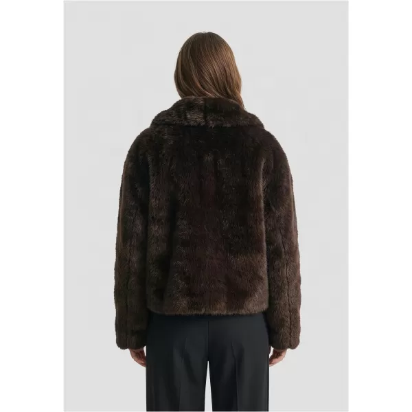  Dámská kožešinová bunda URBAN CLASSICS TB8120-00075 BROWN 