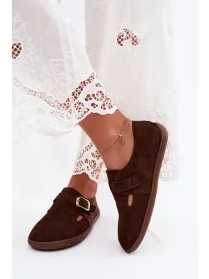 Dámské polobotky BOTO JH578 BROWN