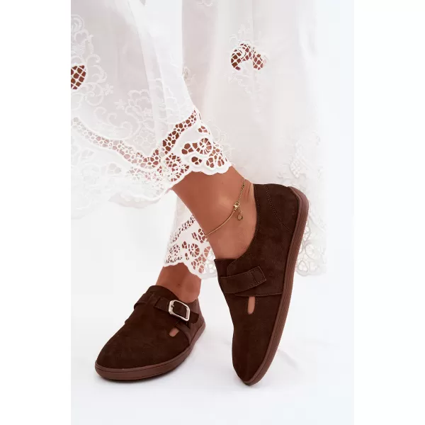  Dámské polobotky BOTO JH578 BROWN 