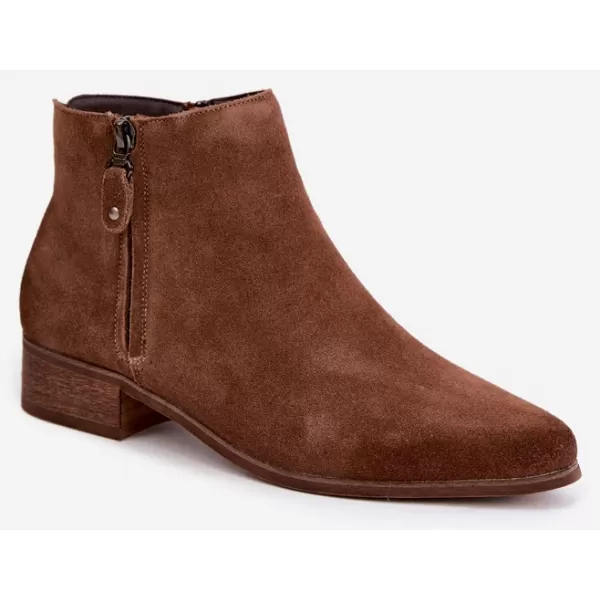  Dámské kotníkové boty VINCEZA 133136 LIGHT BROWN 