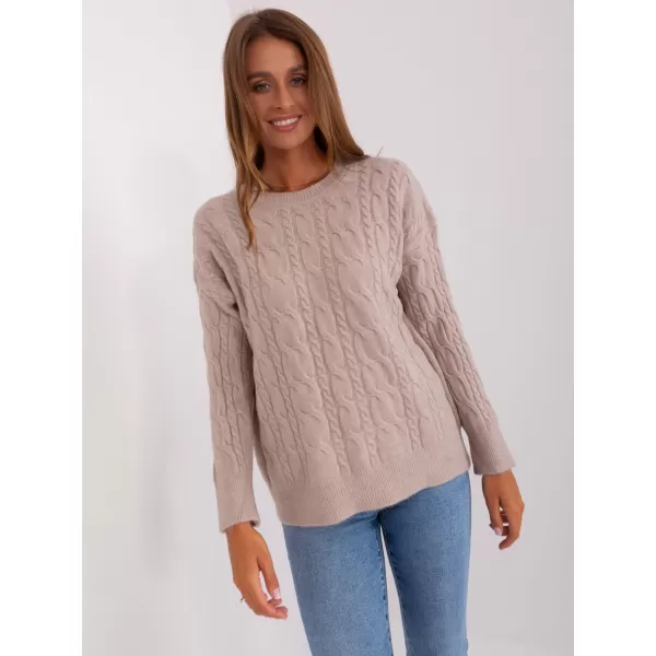  Dámský svetr WOOL FASHION ITALIA AT-SW-2335.27 BEIGE 