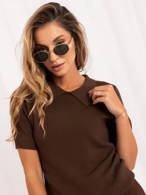 Dámský svetr FACTORY PRICE PM-SW-SF263.77 BROWN