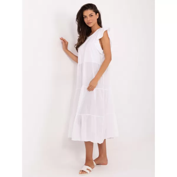 Dámské šaty OCH BELLA TW-SK-BI-6-2172.96 WHITE 