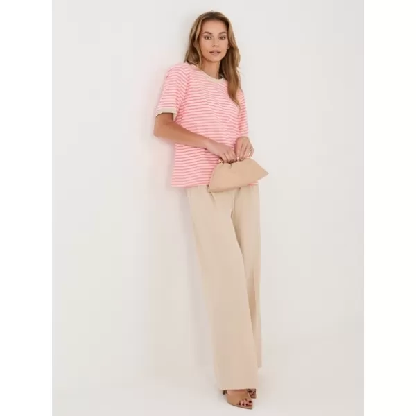  Dámské tričko RUE PARIS IT-TS-20881.85 BEIGE 