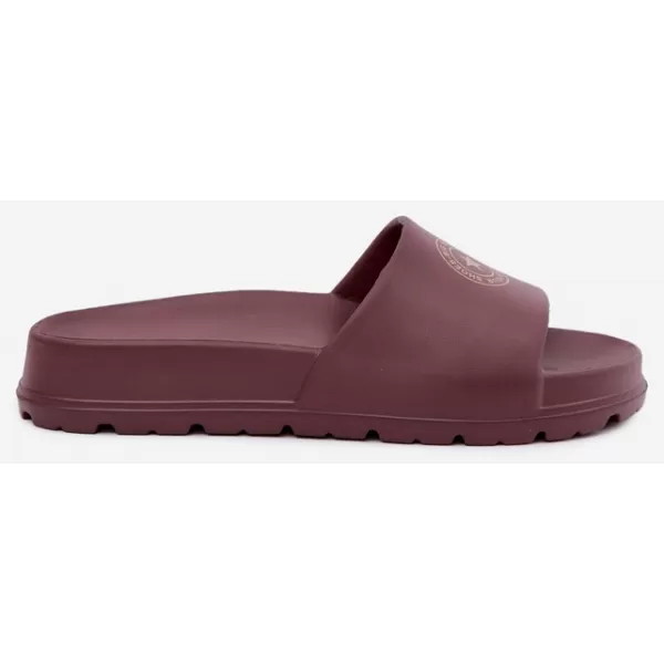  Dámské pantofle BIG STAR SHOES UU274075 VÍNOVÁ 