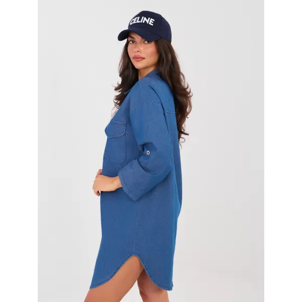  Dámská košile RUE PARIS IT-SK-L6071.93 BLUE 