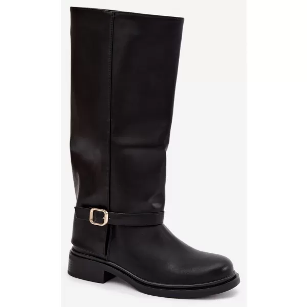  Dámské kozačky BOTO 5858 BLACK 