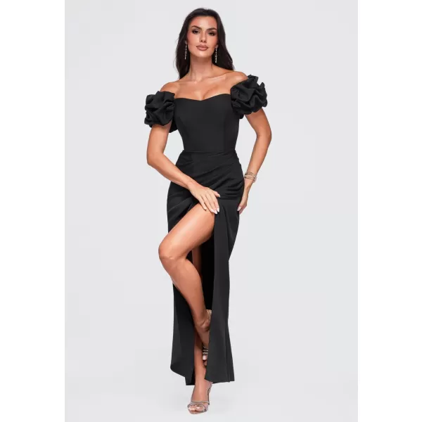  Dámské šaty LARICA LA-OM-DLR365 BLACK 