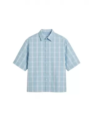Pánská košile URBAN CLASSICS TB8219-21550 FREEZE BLUE