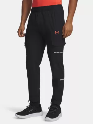 Pánské sportovní kalhoty UNDER ARMOUR TECH UTILITY WOVEN PANT 6004966-003 ČERNÁ