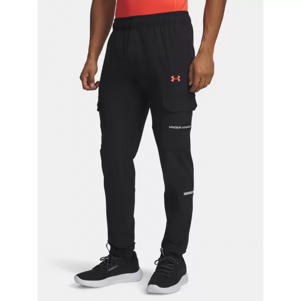  Pánské sportovní kalhoty UNDER ARMOUR TECH UTILITY WOVEN PANT 6004966-003 ČERNÁ 