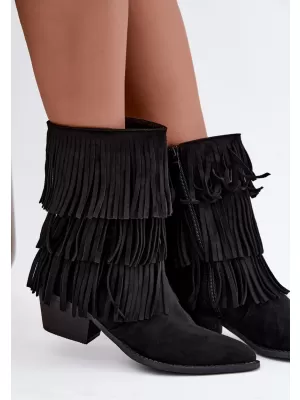 Dámské kovbojky BOTO 22-375 BLACK