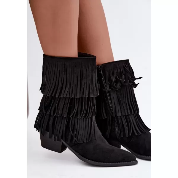  Dámské kovbojky BOTO 22-375 BLACK 