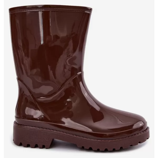  Dámské holínky BOTO 2783 DARK BROWN 