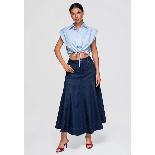  Dámská košile OMBRE OW-SH-E0057 BLUE 