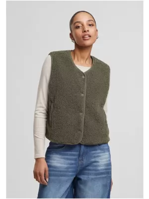 Dámská vesta URBAN CLASSICS TB8011 PALE OLIVE