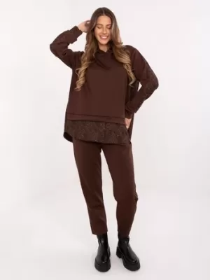 Dámský set ITALY MODA IT-KMPL-9860.61 DARK BROWN