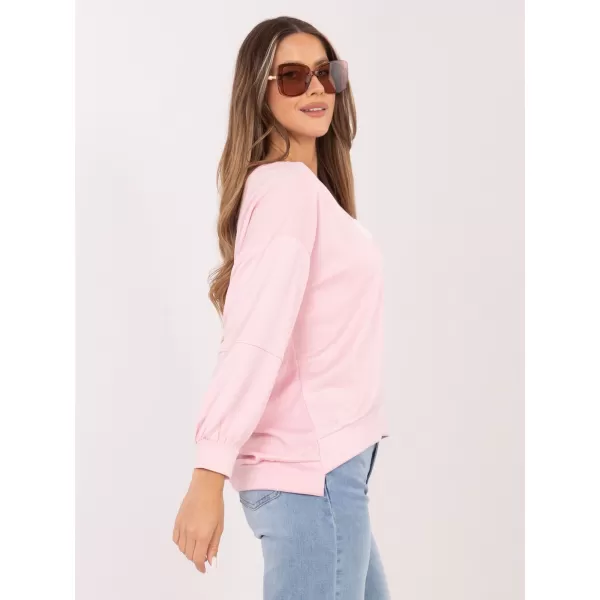  Dámská mikina RUE PARIS RV-BL-A1221.13 BRIGHT PINK 