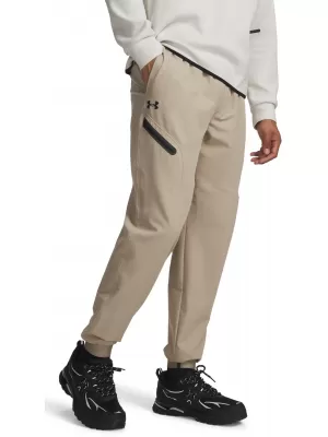 Pánské tepláky UNDER ARMOUR UA UNSTOPPABLE WOVEN JOGGER 1388823-299 HNĚDÁ