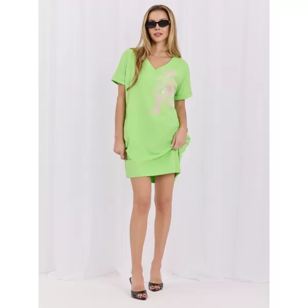  Dámské šaty RELEVANCE RV-SK-A1354.70 BRIGHT GREEN 