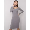 Dámské šaty OCH BELLA TW-SK-BI-ZS5178.84 DARK GREY