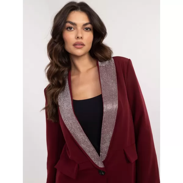  Dámská bunda ITALY MODA DHJ-MA-19926.85P BURGUNDY 