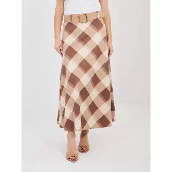  Dámská sukně ITALY MODA IT-SD-23296-1.85 BROWN 