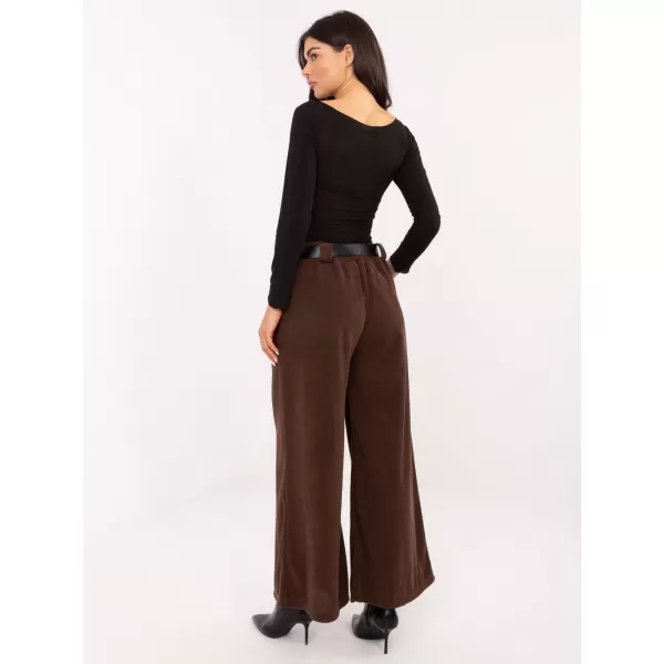  Dámské kalhoty RUE PARIS IT-SP-FL5583.16P BROWN 