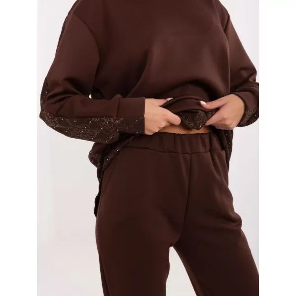  Dámský set ITALY MODA IT-KMPL-9860.61 DARK BROWN 
