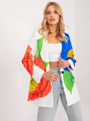 Dámské sako ITALY MODA DHJ-MA-18525-19.12X ECRU
