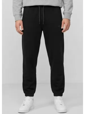 Pánské kalhoty 4F 4FWMM00TTROM1673 DEEP BLACK