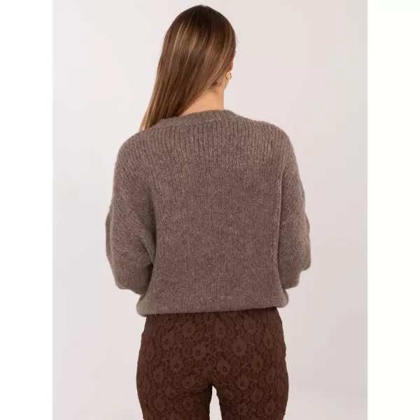 Dámský svetr ITALY MODA MI-SW-1909.68 DARK BEIGE 