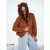 Dámská mikina FACTORY PRICE CS-BL-BT1030.00P LIGHT BROWN