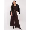 Dámské kalhoty ITALY MODA MI-SP-62440.56 DARK BROWN