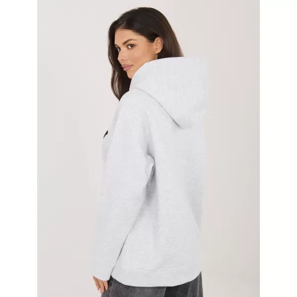  Dámská mikina RUE PARIS RV-BL-A1082.24 LIGHT GREY 
