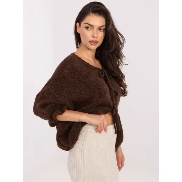  Dámský svetr ITALY MODA MI-SW-2911.91 BROWN 