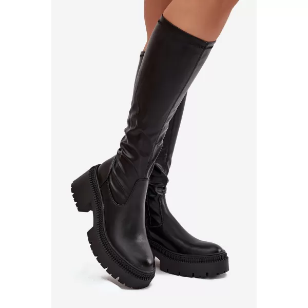  Dámské kozačky BOTO 9671A BLACK 