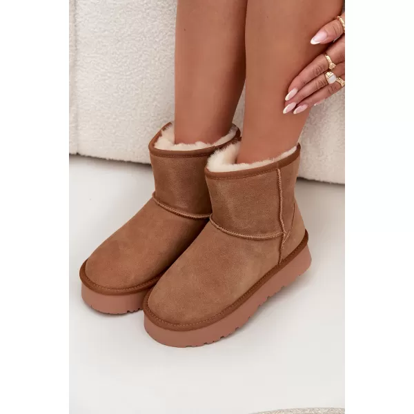  Dámské sněhule BOTO W5825 CAMEL 