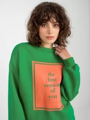 Dámská mikina EX MODA EM-BL-617-3.15P GREEN
