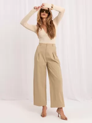 Dámské kalhoty ITALY MODA IR-SP-YV054B.24 BEIGE