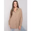 Dámská košile EX MODA EM-KS-004.42 DARK BEIGE