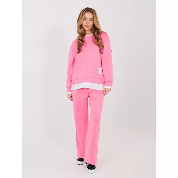  Dámská tepláková souprava RUE PARIS IT-KMPL-22230.64 DARK PINK 