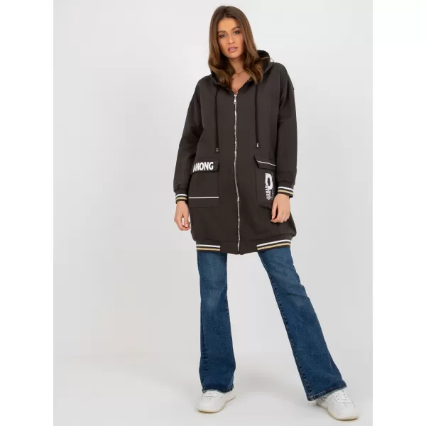  Dámská mikina RELEVANCE RV-BL-8149.91P DARK KHAKI 